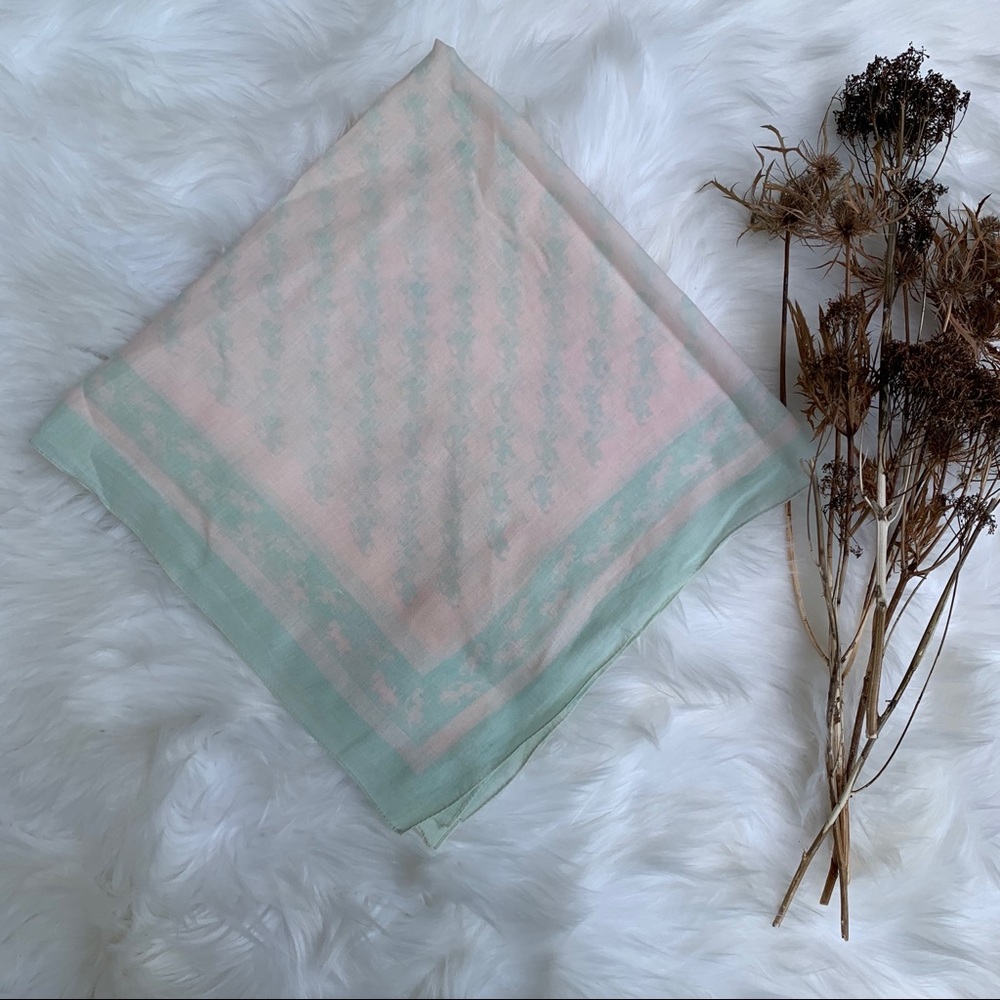 Vintage Griffin Pattern Handkerchief